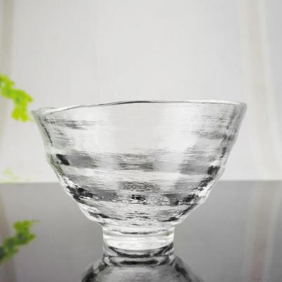 China Factory Qixian Tea Set Disposable Glass Bowl Heat Resistant Manual Large Tea Throw Glass Bowl for sale