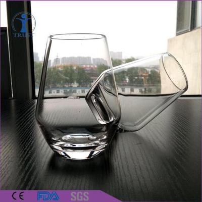 China Disposable in Hotel Stock Juice Water Tea Household Whiskey Glass Beer Glass Crystal Cup for sale