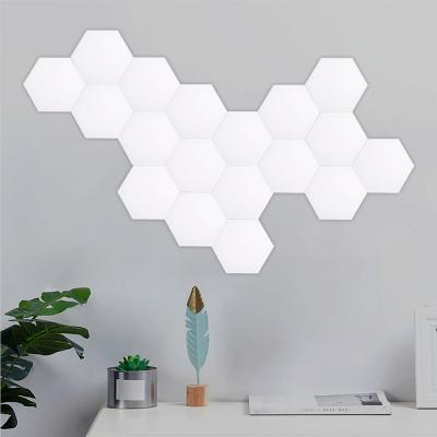 China Wholesale DIY Modern Hexagon Led Modular Touch Sensor Magnetic Led Ceiling Light RGB Hexagon Wall Honeycomb Light for sale