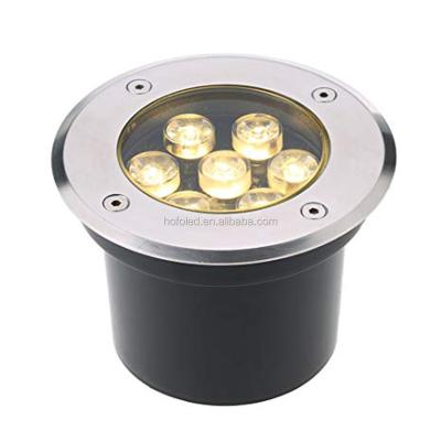 China 7W IP67 Theme Park Spot Light Aluminum Decorative Outdoor Underground Buried Light For Garden Pool for sale