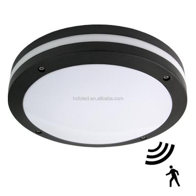 China Hofoled Modern Decorative Motion Sensor IP65 LED Waterproof Bulkhead Light 12W 15W 20W 30W 40W for sale