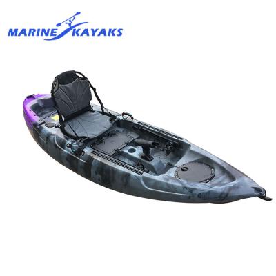 China 2018 New Arrival Wholesale Single Stabilizer OEM China Kayak Plastic Sea Fishing Kayak With Low Price for sale