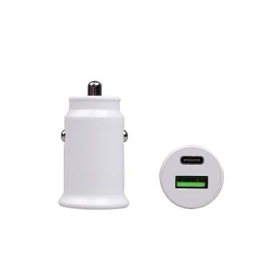 China Wholesale Custom Fast Type C Mobile Phone OEM 18w 36w Car Charging Quick Charger QC3.0 PD Car Dual USB Charger 3.0 For iPhone for sale