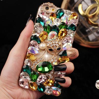 China Waterproof Anti-drop Mobile Phone Filter Mounts Mobile Phone Accessories Smudge Diamond Mobile Back Cover for sale