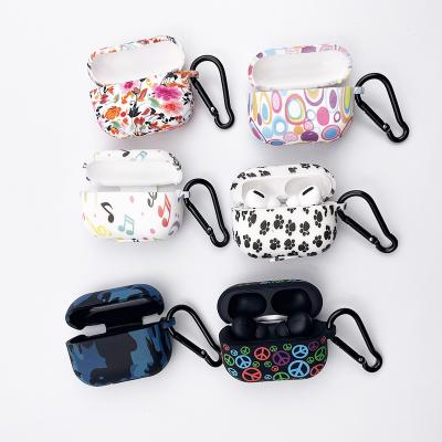 China Colorful Anti-drop Flower Printing Earphone Case For Airpods Cardboard Silicone Case For Airpods for sale