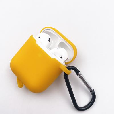 China Soft Silicon Earphone Case Silicone Cases For Airpods 1/2 Protective Wireless Earphone Cover For Apple Earphone Box Filling Bags for sale