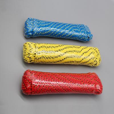 China High Strength Reflective Polyester Tent Rope 4mm*4m Outdoor Rope 2mm for sale