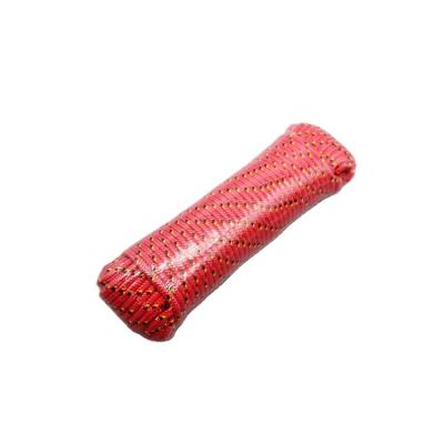 China Low Weight Colorful Nylon Double Braided Rope 3 Mm Red Rope For Outdoor Activities for sale