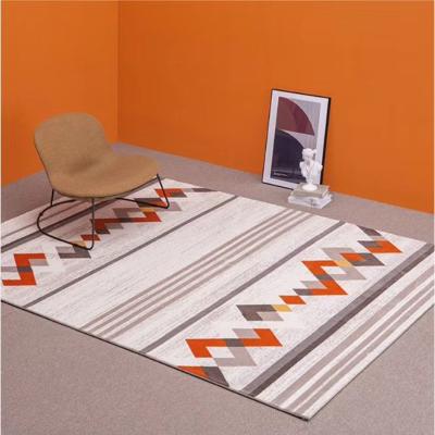 China Stain Resistant Cheap Price Custom Logo Printed Carpet Machine Washable Large Area Rugs for sale