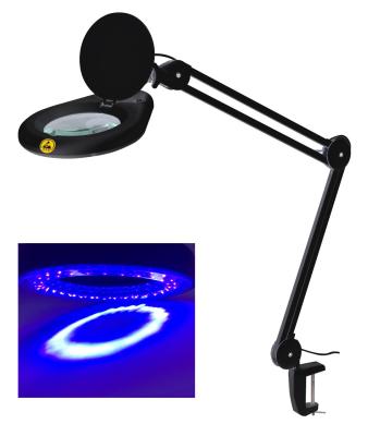 China ESD safe magnifying lamp UV ultraviolet illuminated magnifier  electrostatic prevention Anti-static for sale