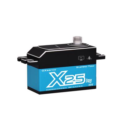 China Radio Control GXservo 25KG Motor Low Profile Brushless Servo For Drift RC Car Robot Helicopter Full Metal Gear for sale