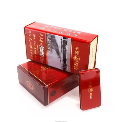 China Wine Metal Gift Packaging Box Wine Bottle Tin With Custom Printing for sale