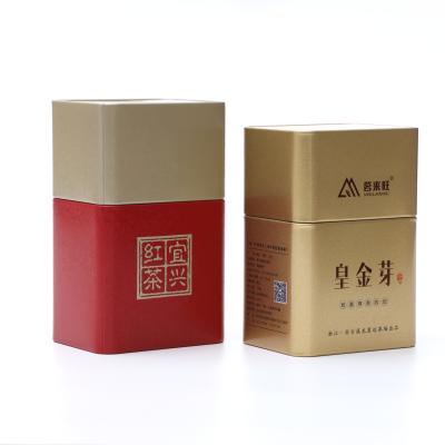 China Wholesale Tea Custom Printed Tin Box Chocolate Metal Box Tea Grade Package for sale