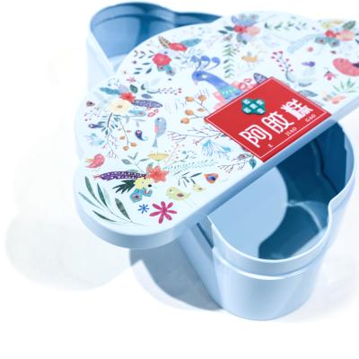 China Economic Recycled Materials Custom Design Metal Box Food Metal Gift Tin Box Return Gift Tin Candy Boxes for sale