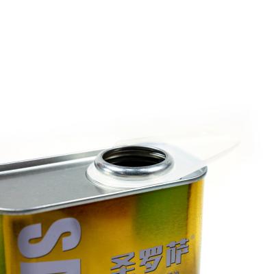 China Paint NEW Paint Tins Rectangle Tin Box For Oil, Rectangular Paint Tin, Lube Oil Containers for sale