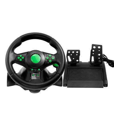 China ERGONOMIC Course Manual Racing Car Speed ​​Usb Video Game Steering Wheel Control And Pedals For Xbox 360 Ps2 Ps3 PC for sale