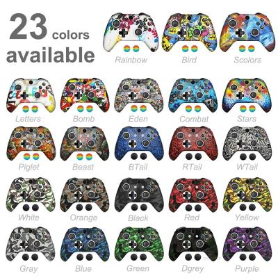 China Soft Silicone Case Cover Silicone Case Cover For X Box One Gamepad Shell Skin For X Box 360 Controller Joystick Accessories Thumb Grips for sale