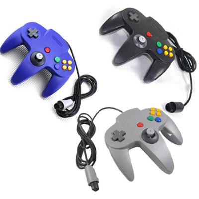 China Touch Buttons Factory 10 USB Classic Color Game Accessory For N64 Nintendo Console Video Games Wired Controller for sale