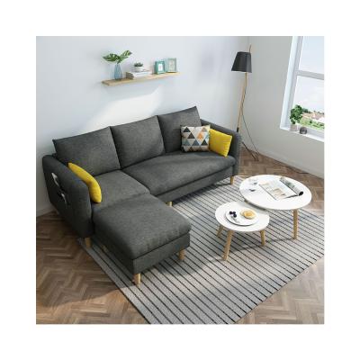 China Modern Nordic Style Space Saving Furniture King Size Fabric Sofa Comfortable Soft Sofa for sale