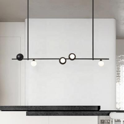 China Modern Island Pendant Light Black Chandelier Track Pendant Light for sale