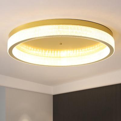 China Wholesale Modern Household Modern Aluminum Round Acrylic Dimmable Luxury Led Ceiling Light for sale