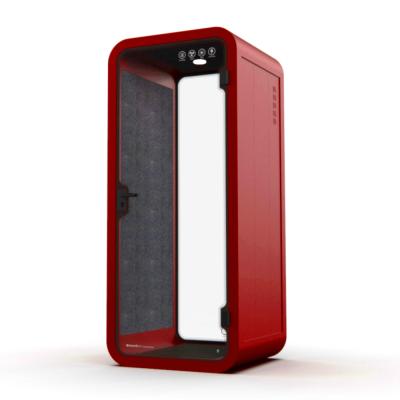 China Movable Private Soundproof Sound Box D936*W1000*H2300 Desktop Telephone Booth Acoustic Small Office Pod for sale