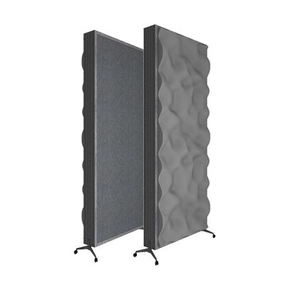 China Modern Movable Sound Panel Combine Function Sound Absorbing Acoustic Barrier Reflecting Partition for sale