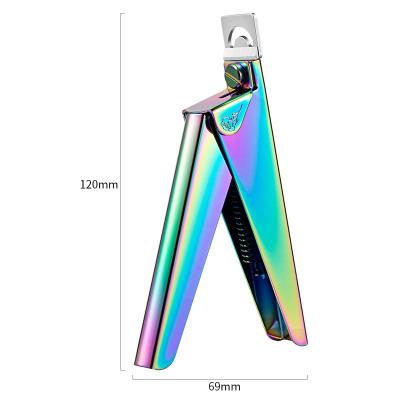 China New Adjustable Artificial Acrylic Finger Nail Clipper Stainless Steel Nail Tip Clipper Trimmer Manicure Pedicure Cutter for sale