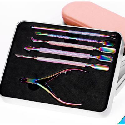 China Hot Selling Salon Finger Nail Tools High Quality Manicure 6 Options Professional Nail Tools for sale