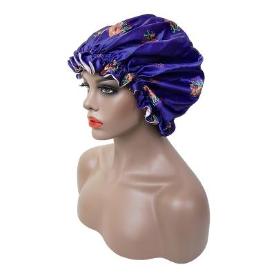 China Other hot sales plain night sleep hood covers silk satin hat women turban for sale