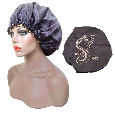 China Other Customed Sleep Hood Caps Silk Satin Hat Women Turban for sale