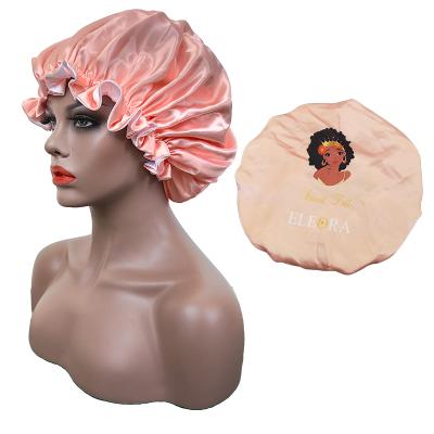 China Other Factory Supplier Customed Sleep Hood Covers Satin Hat Women Silk Turban for sale