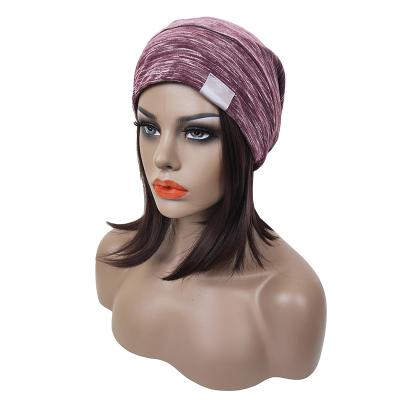 China COMMON MOQ factory wholesale popular newcomer knitted hat low skullcap in space dye with silky lining for sale