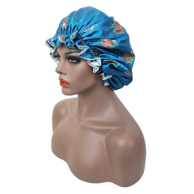 China Other Factory Supplier Plain Night Sleep Hood Covers Satin Hat Women Silk Turban for sale