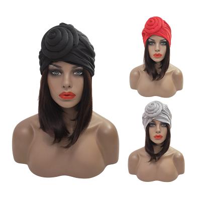 China 2021women's other turban cowl hat boho lady new sequin glitter turban hat baby magic turban for sale