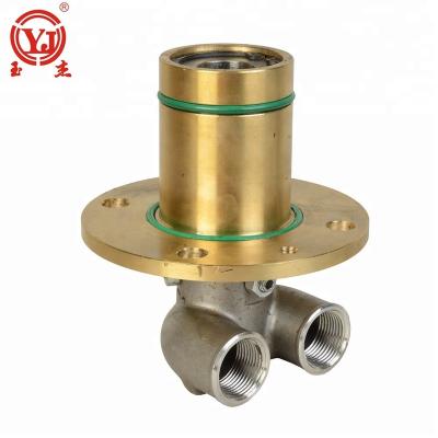 China Paper Mill Copper Shell Stainless Steel Elbow Protector Embedded Rotary Joint for sale