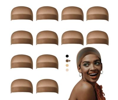 China Any Face Shape Skin Color Nylon Stocking Wig Hair Net Cap Wig Hair Vented Wig Cap For Replacement Hairstyle for sale