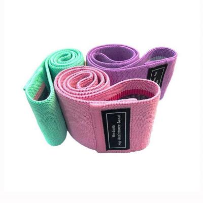 China High Quality Elastic Hip Band Yoga Band Durable Best Quality With Portable For Home Fitness for sale