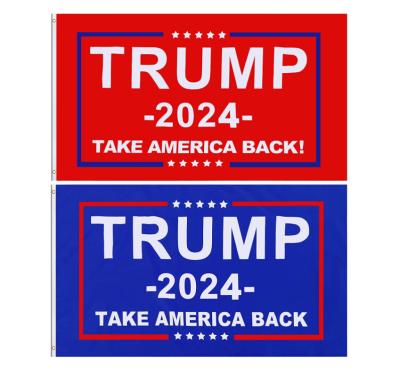 China Nonprofit Organizations Assets Flag 3x5FT About 2024 Election Donald Trump Banner Trump Flag for sale