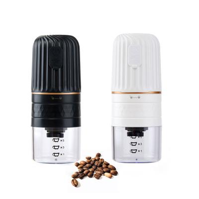 China Wholesale Factory 110v Household Source Coffee Grinder Usb Rechargeable Ceramic Grinder Electric Coffee Machine Portable Grinder for sale