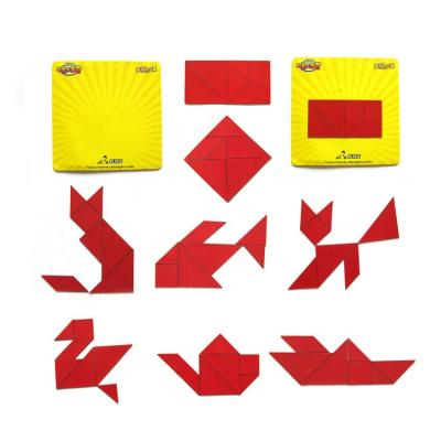 China promotion toy magnetic puzzlel educational tangram magnetic jigsaw puzzle for kids 20210112 for sale