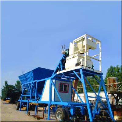 China Construction worksÂ   China Roady HZS35 Mobile Concrete Mixing Plant for sale