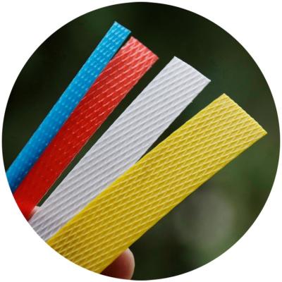 China Wrapping Machine Premium Quality Belt Strap PP Colored Embossed Fleje For Wrapping for sale