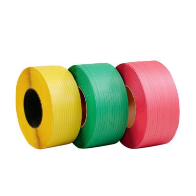 China Machine packing Yongsheng factory wholesale plastic machine with pp strapping belt printing custom 12mm yellow roll for sale