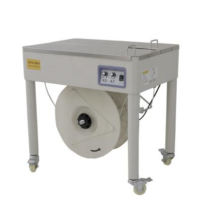 China Best High Banding Machine Semi Automatic Food Machine Tabletop Strapping Machine For PP Strapping Band Packing Carton for sale