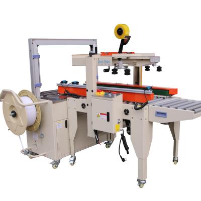 China Fully Automatic Yongsheng Food Packaging Carton Sealing Machine Sealer Tools Strapping Machine for sale