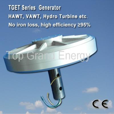 China TGET260-3KW-1200R Coreless PMG generator/wind alternator, three phase for sale