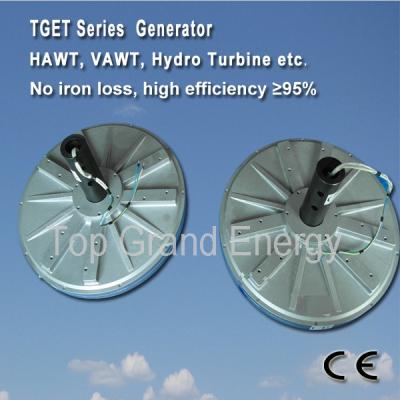 China TGET380-2kW-250R Coreless PMG generator/wind alternator, three phase for sale