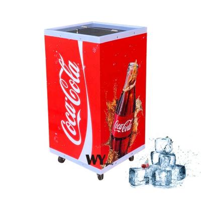 China Square Outdoor Ice Bucket Beverage Display Refrigerated Square Bucker for sale