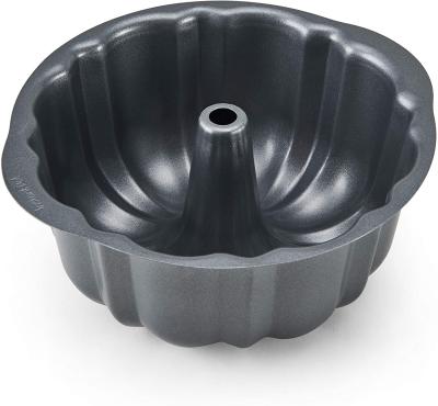 China Viable Factory Price Fluted Round Cake Pan Baking Pans Cake Mini Cheesecake Pan Making Mold Set for sale